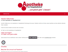 Tablet Screenshot of apo-im-hbf.de
